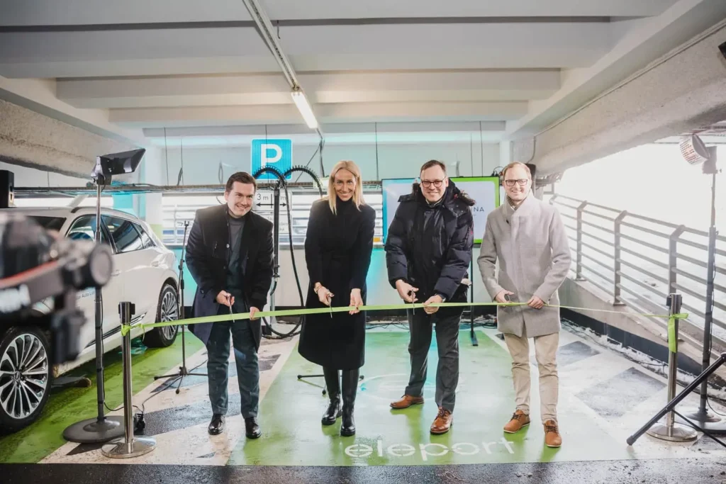 uzlādes stacija Eleport tc Domina Shopping