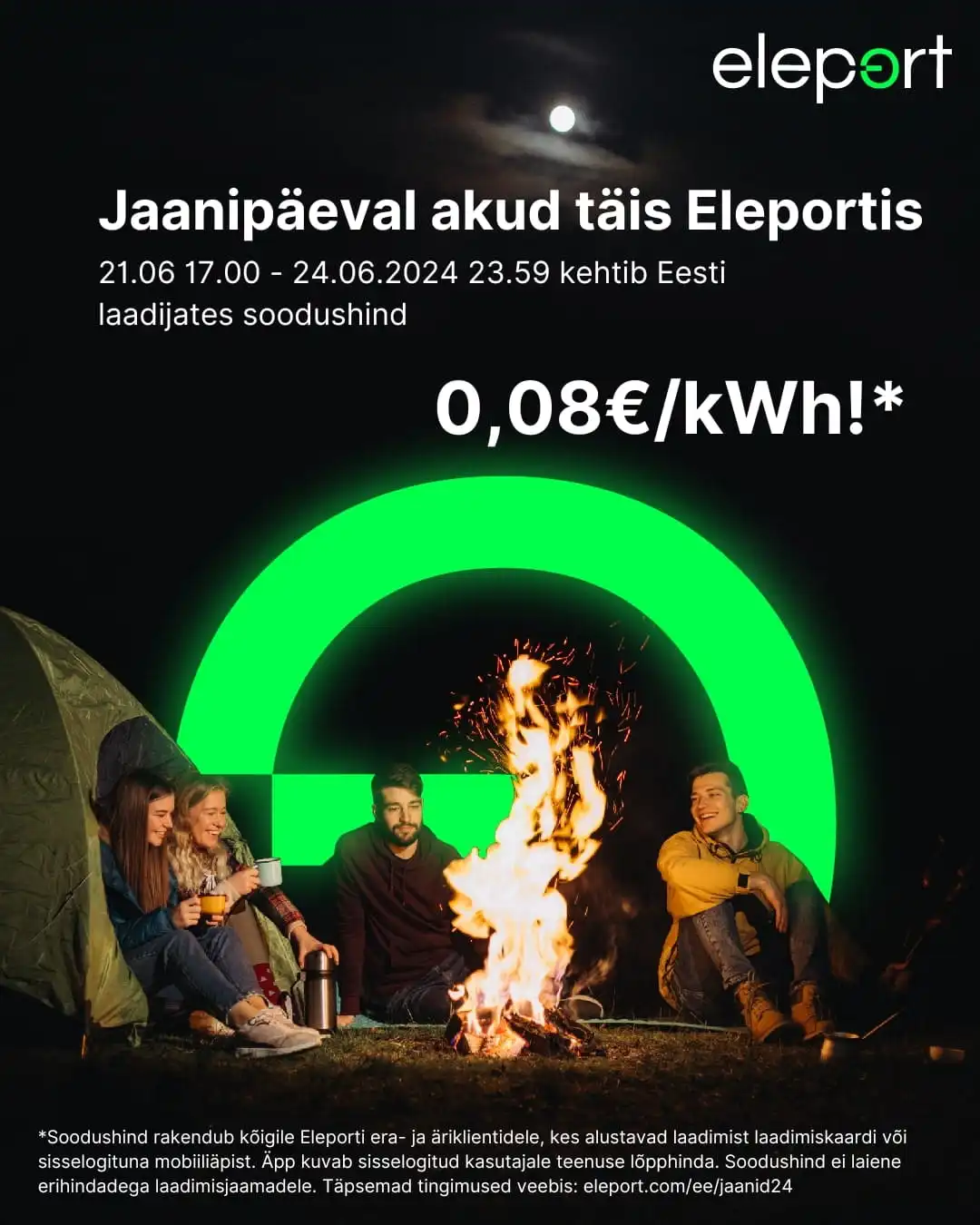 Eleportis akud täis