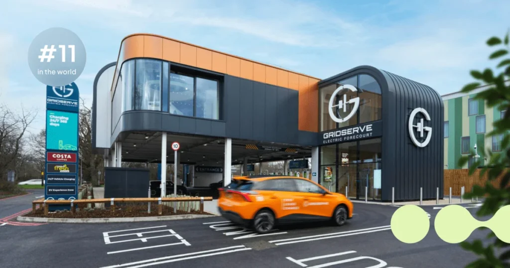 The Largest EV Charging Hubs In the World - 11 Gridserve Electric Forecourt in United Kingdom