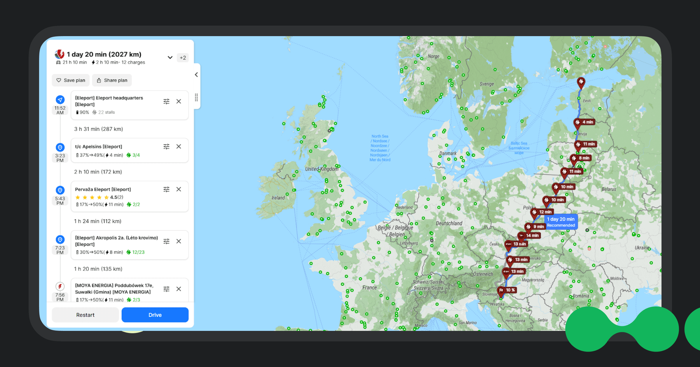 A Better Routeplanner (ABRP) - EV Route Planning app