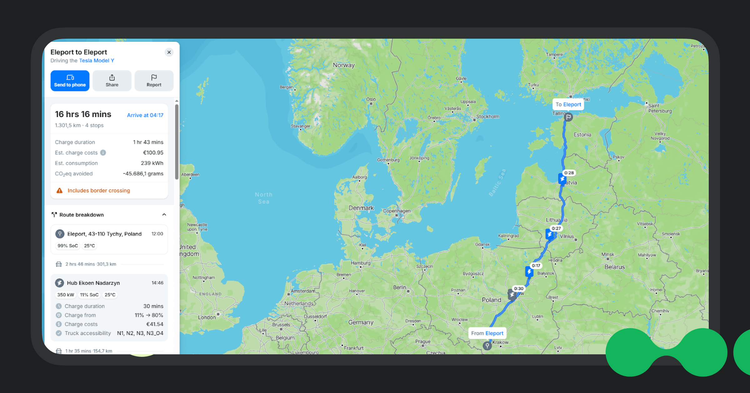 Chargetrip Route Planner