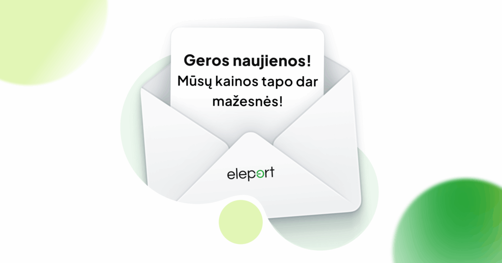naujos „Eleport“ kainos