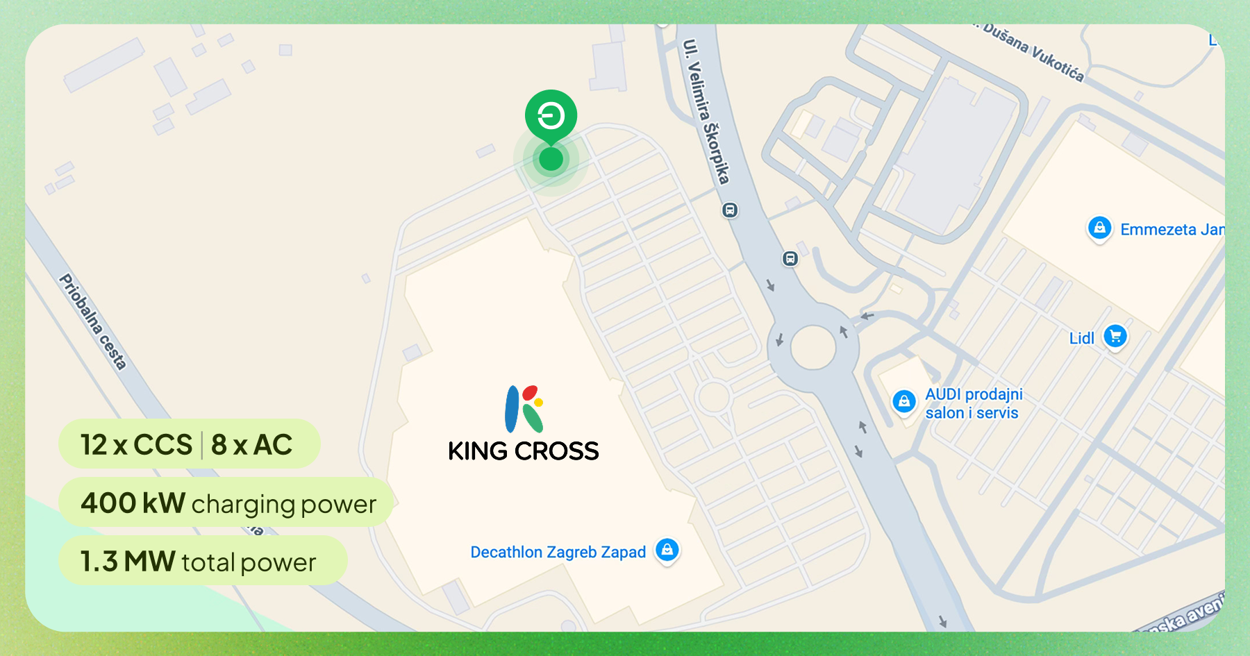 Shopping Centers are Turning Into Mobility Hubs. Our Latest Partner: King Cross Zagreb - 2