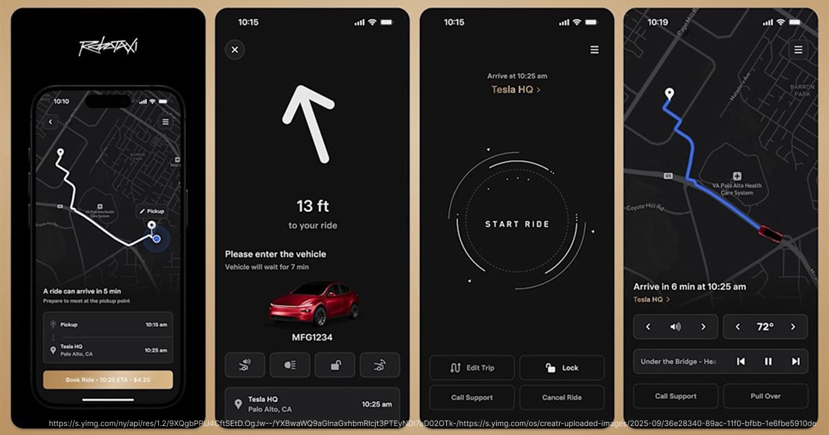 The Electric Robotaxi Revolution is Arriving In Europe in 2026, Here's When and Where - 8 robotaxi app example