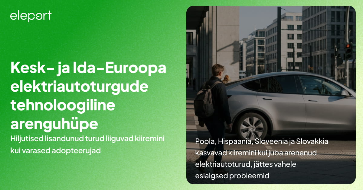 Elektriautode müük Euroopas tõusis 2025 aastal: Täielik Ülevaade - 8 Euroopa elektriautode müük 2025. aastal – enim kasvavad riigid