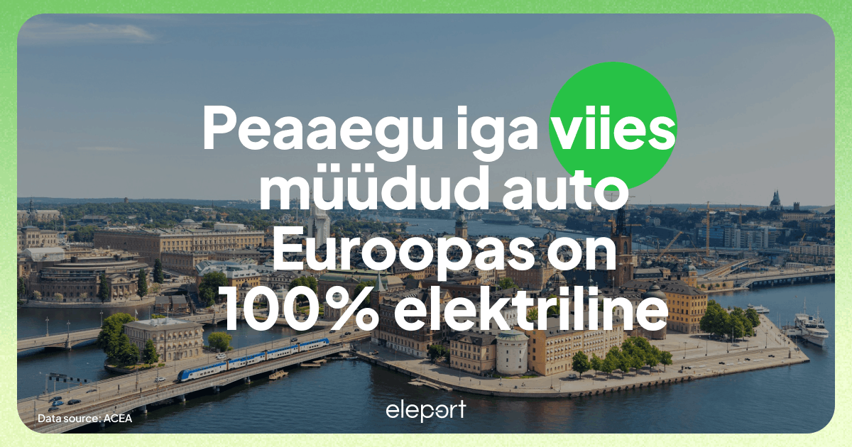 Elektriautode müük Euroopas tõusis 2025 aastal: Täielik Ülevaade - 3 Iga viies Euroopas müüdud auto on 2025. aastal elektriauto
