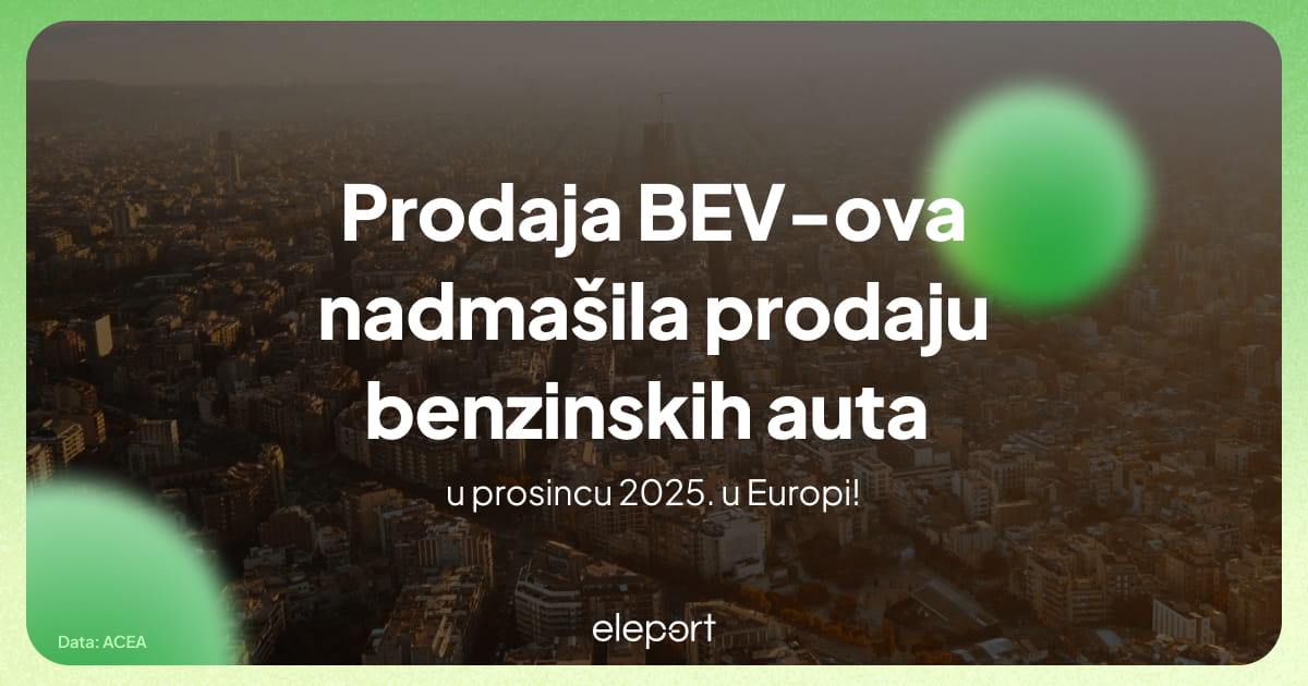 Prodaja električnih vozila u Europi porasla u cijeloj 2025.: Potpuni pregled - 10 Prodaja BEV-ova nadmašila prodaju benzinskih auta