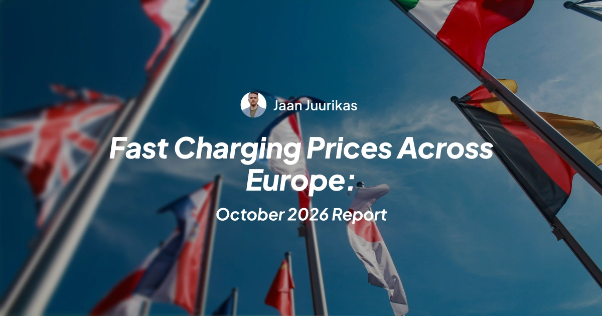 how much does it cost to charge an electric car in Europe 2026